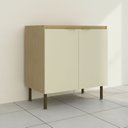 Ver imagem 1 de Balcão 80cm com 2 Portas 1 Prateleira Nanda Bege/Nature/Arenas