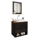 Ver imagem 1 de Conjunto de Banheiro com Gabinete 2 Portas, Cuba e 1 Espelheira Deli