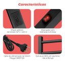 Ver imagem 6 de Aquecedor de Toalhas Toalheiro Elétrico 8 Barras Portátil:Preto