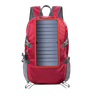 Energia Solar Portátil Mochila PV LIght Foldable com placa solar de 6,5W Vermelha - 1