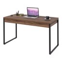 Ver imagem 2 de Mesa Escritório Office Estilo Industrial 1,35m C/ 2 Gavetas