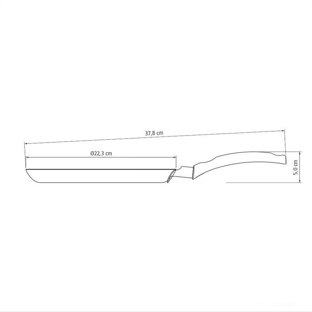 Panquequeira Tramontina Turim Revestimento Antiaderente Starflon Max Chumbo 22 Cm 0,6 L Tramontina - 4