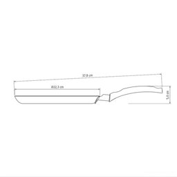 Panquequeira Tramontina Turim Revestimento Antiaderente Starflon Max Chumbo 22 Cm 0,6 L Tramontina - 4