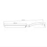 Panquequeira Tramontina Turim Revestimento Antiaderente Starflon Max Chumbo 22 Cm 0,6 L Tramontina - 4