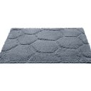 Ver imagem 1 de Tapete Banheiro 50x70cm Microfibra Antiderrapante Grafique Chumbo
