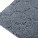 Ver imagem 2 de Tapete Banheiro 50x70cm Microfibra Antiderrapante Grafique Chumbo