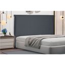 Ver imagem 3 de Cabeceira King 1,95m Veneza Suede - Pallazio - Cinza
