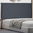 Ver imagem 2 de Cabeceira King 1,95m Veneza Suede - Pallazio - Cinza