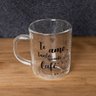 Jogo 8 Caneca de Café Te Amo Vidro Transparente 220ml Xícara Lyor - 2