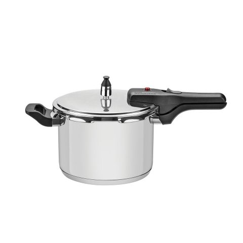 Panela de Pressão Tramontina Brava em Aço Inox com Fundo Triplo 20 Cm 4,5 L