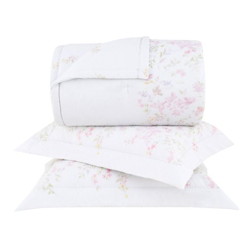 Kit Colcha Queen Size Gran Percalle Dolce 3 Peças 200 Fios 100% Algodão Buddemeyer