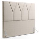 Ver imagem 3 de Cabeceira Cama Box Casal King 195 cm Aurora W01 Linho Cru - Lyam Decor