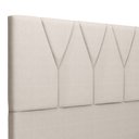 Ver imagem 5 de Cabeceira Cama Box Casal King 195 cm Aurora W01 Linho Cru - Lyam Decor