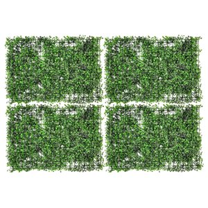 Kit 4 Placa De Grama Milao 60x40cm Jardim Vertical 0,96m²
