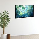 Ver imagem 2 de Quadro Decorativo Peixes Plantas Aquáticos - 50x70cm:moldura Preta