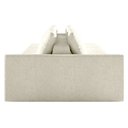 Ver imagem 6 de Sofá Ilha Modulado Milos 342cm Puff Lateral Bouclê Bege G33 - Gran Belo
