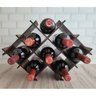 Adega De Mdf Envernizado Para Mesa Com 8 Nichos Suporte Porta Garrafas De Vinho Sulartes - 2