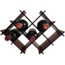 Adega De Mdf Envernizado Para Mesa Com 8 Nichos Suporte Porta Garrafas De Vinho Sulartes - 1