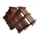 Ver imagem 3 de Adega De Mdf Envernizado Para Mesa Com 8 Nichos Suporte Porta Garrafas De Vinho Sulartes