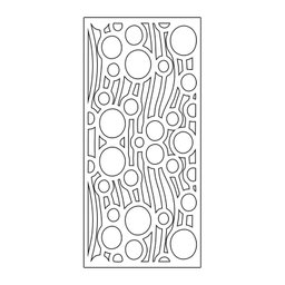 Painel Vazado Divisória Mdf Nairóbi Branco Decore Painéis e Divisórias 0,60x2,40m - 3