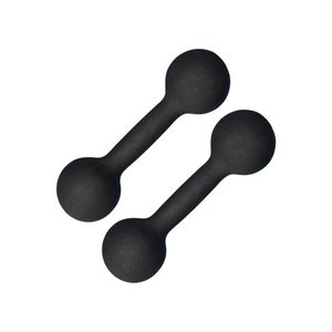 Par de Halter Bola Pintado 2kg Peso Academia Fitness Treino
