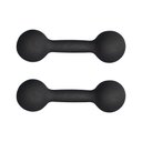 Ver imagem 2 de Par de Halter Bola Pintado 2kg Peso Academia Fitness Treino