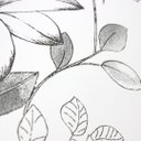 Ver imagem 4 de Papel de Parede Floral Preto e Branco com Cola Inclusa