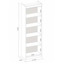 Ver imagem 3 de Estante Livreiro Sapiranga com 4 Prateleiras Off White