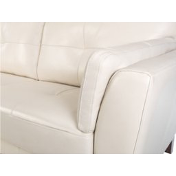 Sofá de Couro Nautilus 3 Lugares - Floather Tiza - 5