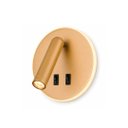 Ver imagem 1 de Arandela de Cabeceira Leitura Nobre Read Soft Zro Sobrepor Gold 3+7W 3000k
