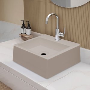 Cuba Pia para Banheiro de Apoio Lavabo 32cmx30cm - Palermo Capuccino