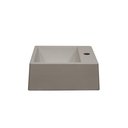 Ver imagem 4 de Cuba Pia para Banheiro de Apoio Lavabo 32cmx30cm - Palermo Capuccino