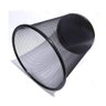 LIXEIRA DE METAL CESTO LIXO ESCRITORIO SALA HOME OFFICE TELADO ARAMADO Preto - 6