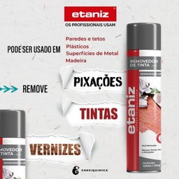 Removedor de Tintas em Spray 250g/400ml Etaniz Removedor de Tintas em Spray 250g/400ml Etaniz - 2