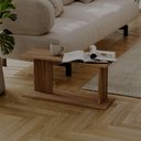 Ver imagem 3 de Mesa de Apoio Livn Freijó 30x25x65cm para Sala e Quarto