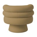 Ver imagem 7 de Poltrona Orgânica Mabel Base Fixa Bouclé Camel - Nexta Casa