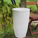 Ver imagem 5 de Kit 2 Vaso Planta 65x40 + 80x50 Oval Moderno Polietileno BGPLASTICOS V1365M2 CORES VARIADAS