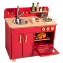 Ver imagem 5 de Bancada Infantil Vermelha de Madeira Fabrink Brincadeira Criativa