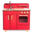 Ver imagem 1 de Bancada Infantil Vermelha de Madeira Fabrink Brincadeira Criativa