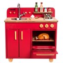 Ver imagem 4 de Bancada Infantil Vermelha de Madeira Fabrink Brincadeira Criativa