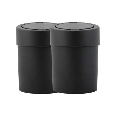 Jogo Banheiro e Cozinha 2 Lixeiras Press 5,4 Litros - Brinox