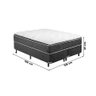 Conjunto Colchão Yosephinna C/ Box Molas Ensacadas 1,58 X 1,98 M Mannes - 8