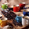 Caneca Espresso Cerâmica 100ml Le Creuset Azul Caribe 4UND - 6