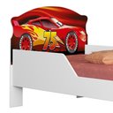 Ver imagem 2 de Mini Cama Infantil 148x68cm Proteção Lateral Carro Vermelho Z53 - Mpozenato