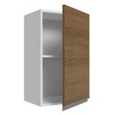 Ver imagem 5 de Armário De Cozinha Aéreo 100% MDF 40 cm 1 Porta Branco/Rustic Acordes Madesa