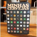 Ver imagem 1 de Quadro Porta Tampinhas Preto 47 Tampinhas