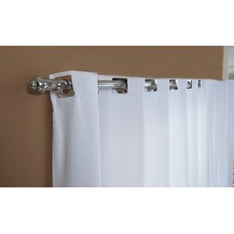 Cortina Gaze De Linho Forro Blackout 4,00x2,80 Sala E Quarto Branco - 7