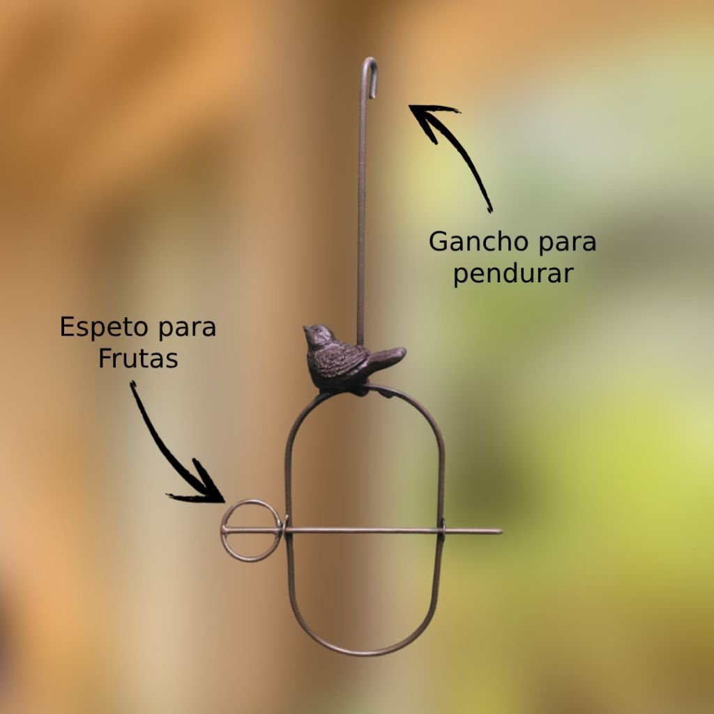 Ver imagem 6 de Suporte Comedouro Suspenso Espeto Passaro