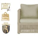 Ver imagem 4 de Mesa e 3 Poltronas Madri Corda Náutica Estofado 7 Trama Rami