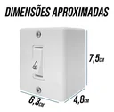 Ver imagem 3 de Canaleta PVC Box Br Conjunto 1 Interruptor 6A Ilumi